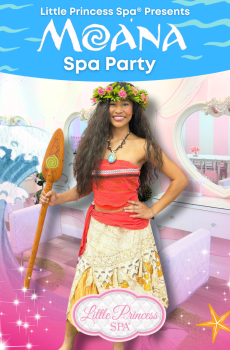 Moana Party Package at Little Princess Spa®