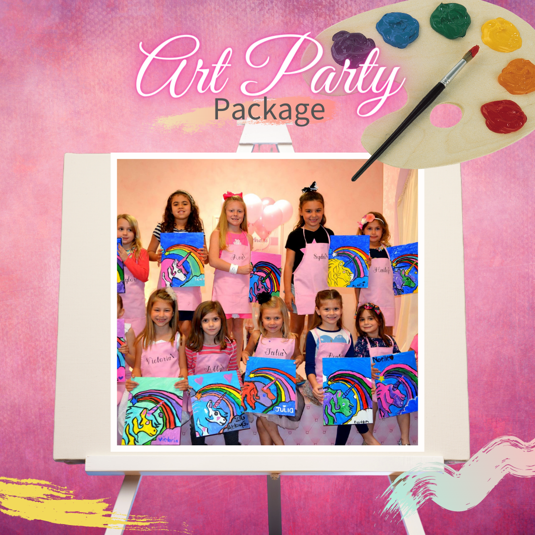 Kids Party Package (Paint Party Theme) – B1ack By Design LLC